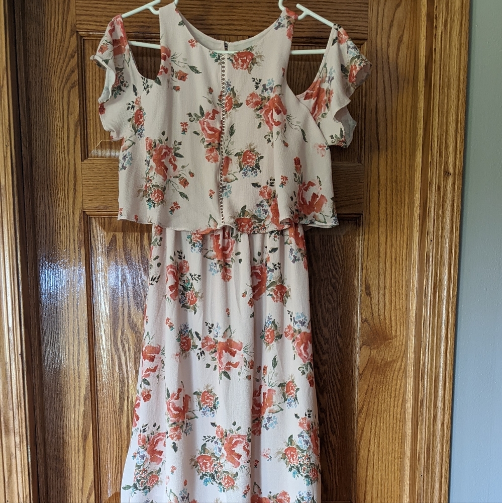 Blush Floral Dress
